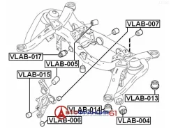 ����������� ������� ������ (��������) Febest VLAB017 VLAB017 ����