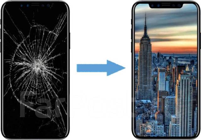 Замена стекла(сенсора) дисплея, модуля iPhone 6,7,8, X,11,12,13, Max ...