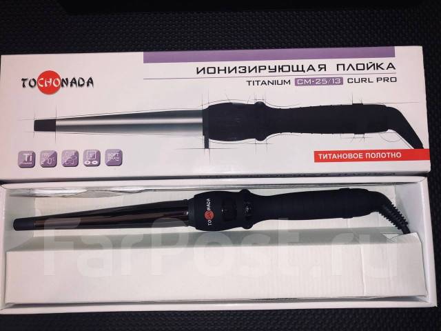 Щипцы для волос TOCHONADA Titanium LX PRO