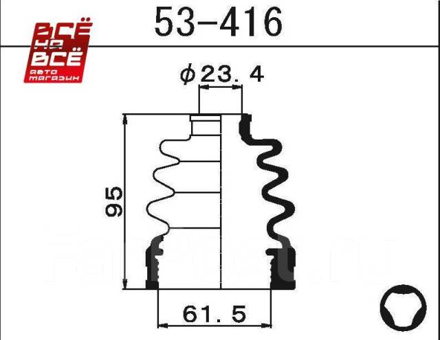 Пыльник привода Maruichi, шт Maruichi 53416 купить в Хабаровске по цене ...