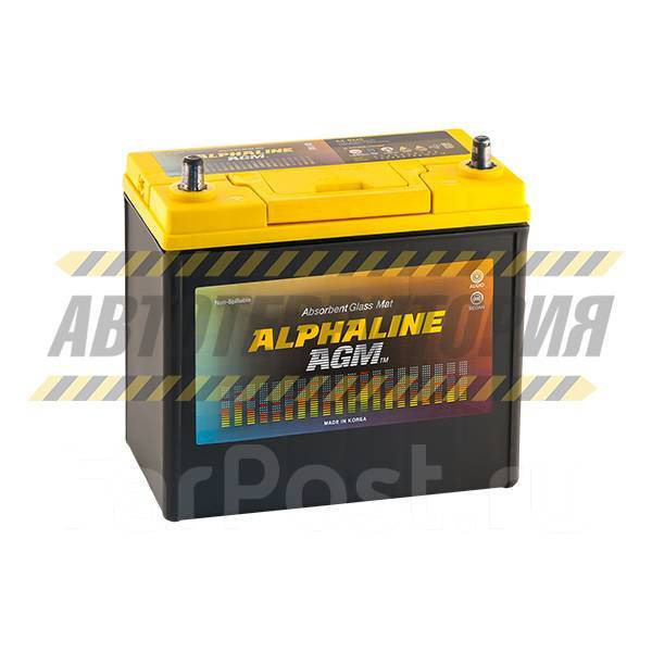 Аккумулятор Alphaline AGM B24R (50 А/Ч) для А/М оснащенных системой ...