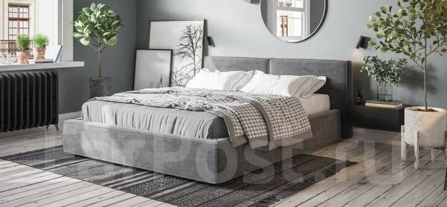 Кровать Оскар Monolit серая, новый, в наличии. Цена: 39 999₽ в Находке