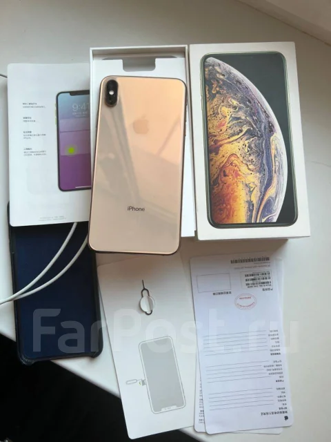 Apple iPhone Xs Max. �/�, �������, 4G LTE, Dual-SIM, ���������� ����