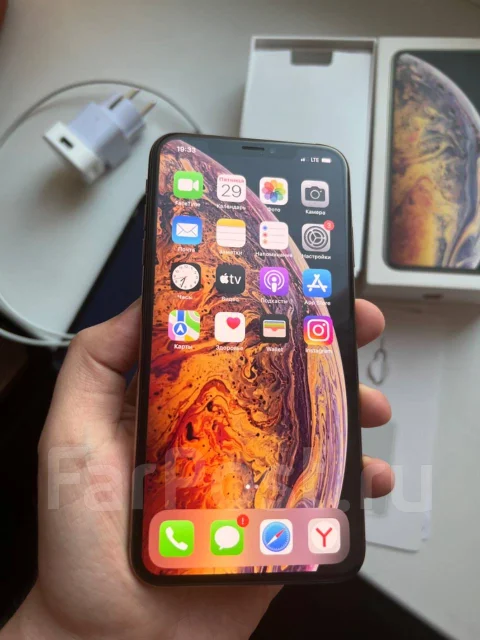 Apple iPhone Xs Max. �/�, �������, 4G LTE, Dual-SIM, ���������� ����