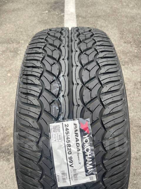 Yokohama Parada Spec-X PA02, 245/45 R20, 20", 2 шт, 245 мм, 45 % ...