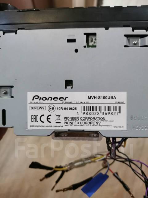 Магнитола pioneer mvh s100uba инструкция