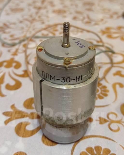 Коллекторный электродвигатель постоянного тока ДПМ-30-Н1-02(+редуктор ...