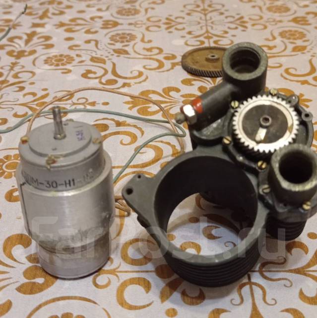 Коллекторный электродвигатель постоянного тока ДПМ-30-Н1-02(+редуктор ...