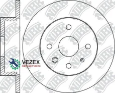 ���� ��������� Chevrolet Epica 2.0-2.5 06- ������ D 276��. NIBK RN1325 RN1325 ����