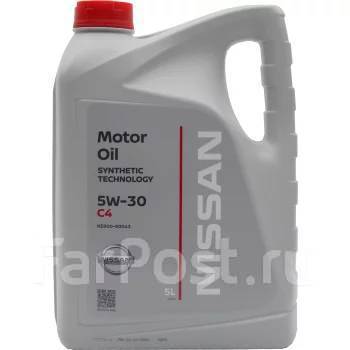 Масло моторное Nissan DPF 5W30 SM/CF, C4 синтетика 5л - Моторные масла ...