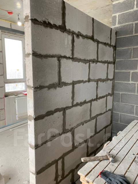 Возведение межкомнатных перегородок из газобетонных блоков / газоблок ...