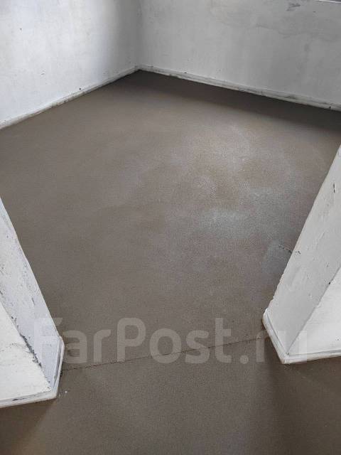 Полусухая механизированная стяжка пола. Штукатурка стен. Демонтаж во ...