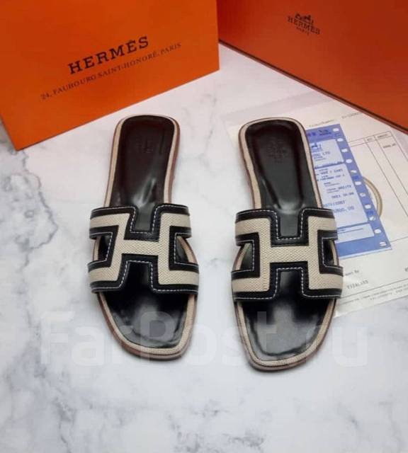 Шлепки Hermes (реплика) - Обувь во Владивостоке