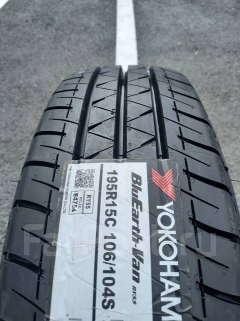 Yokohama BluEarth-Van RY55, 195/80 R15 LT, 15