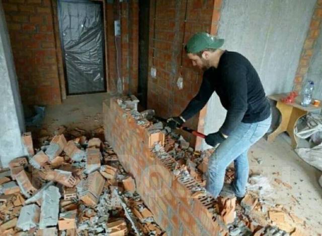 Ремонт квартир. Демонтаж любой сложности. Снос стен, бетона, кирпича в ...