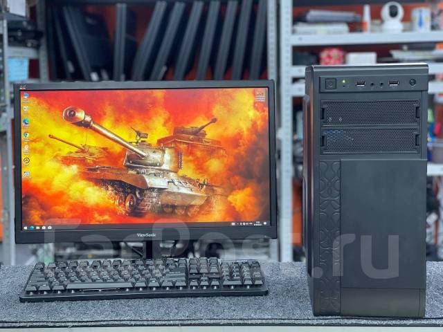 ПК для танков! 4ядра, 8Гб, SSD240Гб, GeForce 2Гб! +монитор 22 ...
