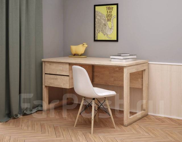 Стол письменный (компьютерный) из 100% дуба, новый, под заказ. Цена: 74 ...