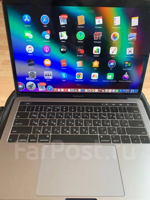 Apple MacBook Pro 13 2019 Mid. 13.3", ��� 256 �� � ������, ���� 8���, WiFi: 1, Bluetooth: 1, ����������� �� 20��. ����