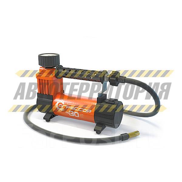 Компрессор автомобильный Агрессор, металлический, 12V, 140W, производ ...