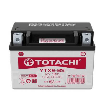 Аккумулятор для мототехники Totachi MOTO YTX9-BS 9 а/ч R 90029 ...