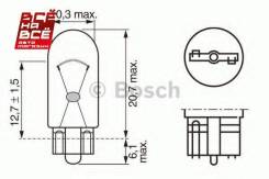 Лампа Pure Light Standart 12V W5W [картон] [min 10] Bosch 1987302206 1987302206 фото