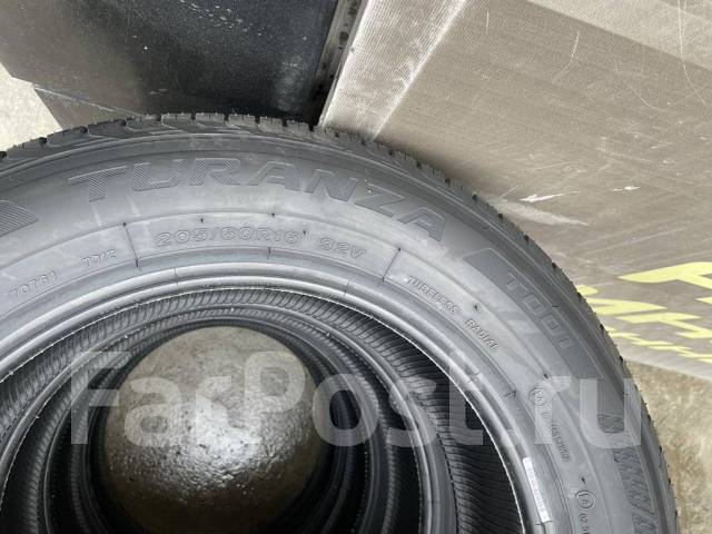Bridgestone Turanza T001, T 205/60 R16 92V, 16", 1 шт, в наличии, 205 ...