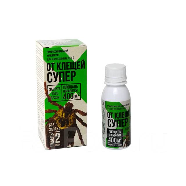Средство от клещей Супер 80 мл, новый, в наличии. Цена: 300₽ во ...