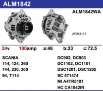 ��������� Scania 114 C/340 24V, 100A Krauf ALM9842YX ����