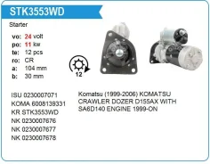 ������� Isuzu Trucks 12PD1 24V, 11kW, KR Krauf STK3553 ����