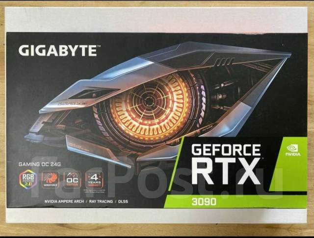 Видеокарта Gigabyte GeForce RTX 3090 Gaming OC 24G 125 mh, б/у, в ...