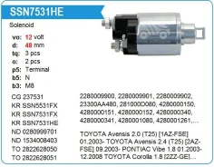 ����������� ���� �������� Toyota Avensis 2.0, KR Krauf SSN7531ZD ����