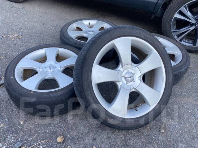 Продам комплект летних колёс на универсальном литье R17 5/100-5/114.3 ...