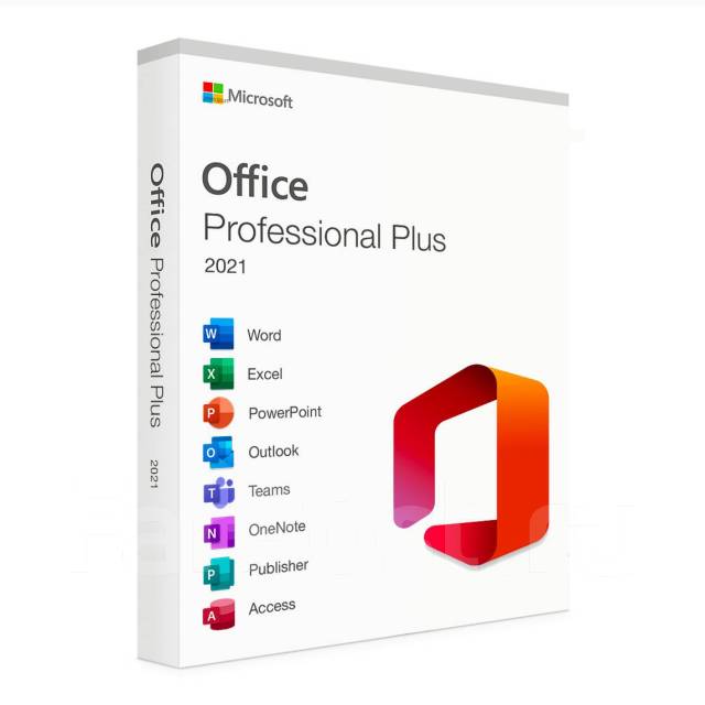Лицензионный ключ MS Office 2021 с привязкой к аккаунту Microsoft, в ...