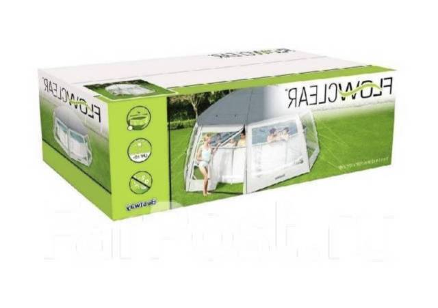 Купольный шатёр палатка для бассейнов Bestway 600х600х295см 58612 ...