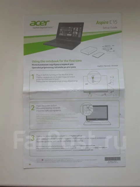 Acer Aspire E15. WiFi: 1 ����