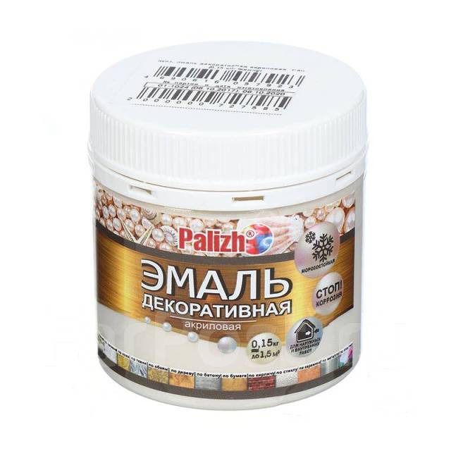 Palizh Эмаль декоративная акриловая 96 античное золото 0,15кг, в ...