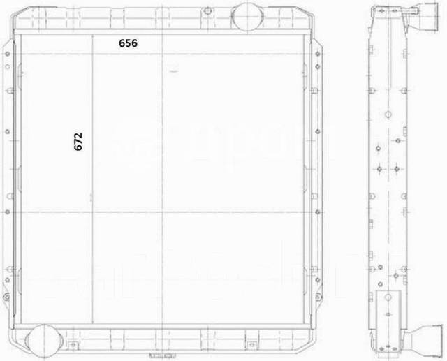 Радиатор камаз 4308 cummins аналог