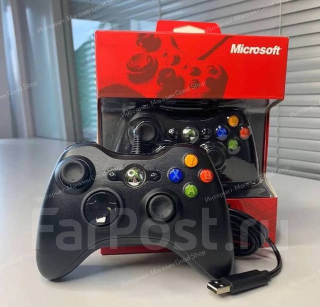 Xbox 360 Геймпад, новый, в наличии. Цена: 1 099₽ в Хабаровске