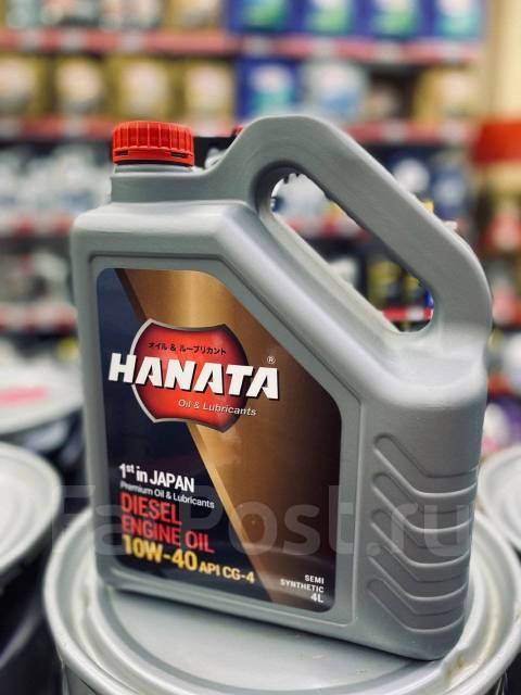 Масло моторное Hanata DX Black 10w40 CG-4 п/с 4л Южная Корея ...