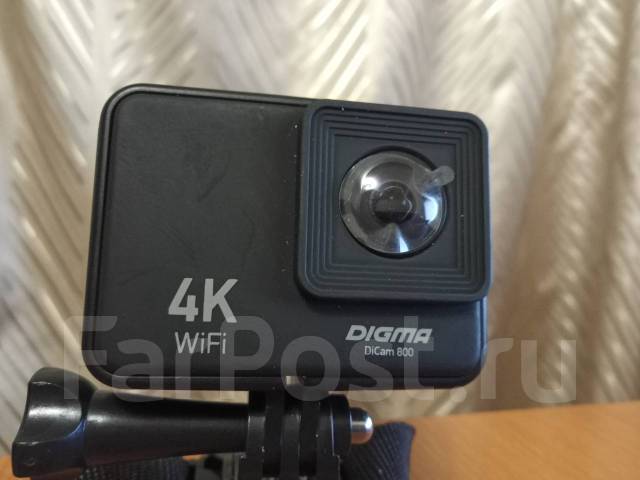 Экшн-камера Digma DiCam 800 - Видеокамеры в Уссурийске