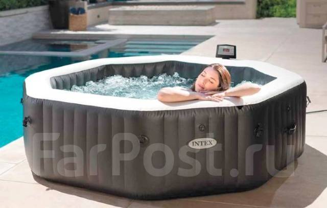 Надувной СПА бассейн джакузи Intex PureSpa Inflatable 201*71см, новый ...