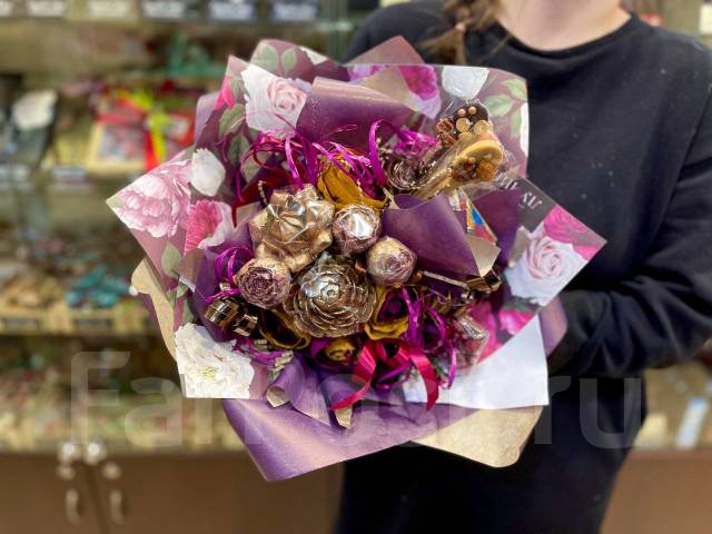 Шоколадный букет Арт 10.122 Шоколадные цветы, новый, в наличии. Цена: 4  200₽ во Владивостоке