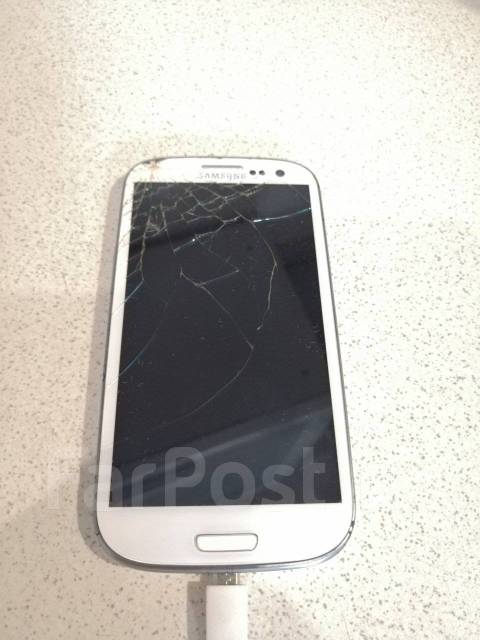 Samsung Galaxy s3 белый. Телефон Самсунг белый, моноблок, б/у, в ...