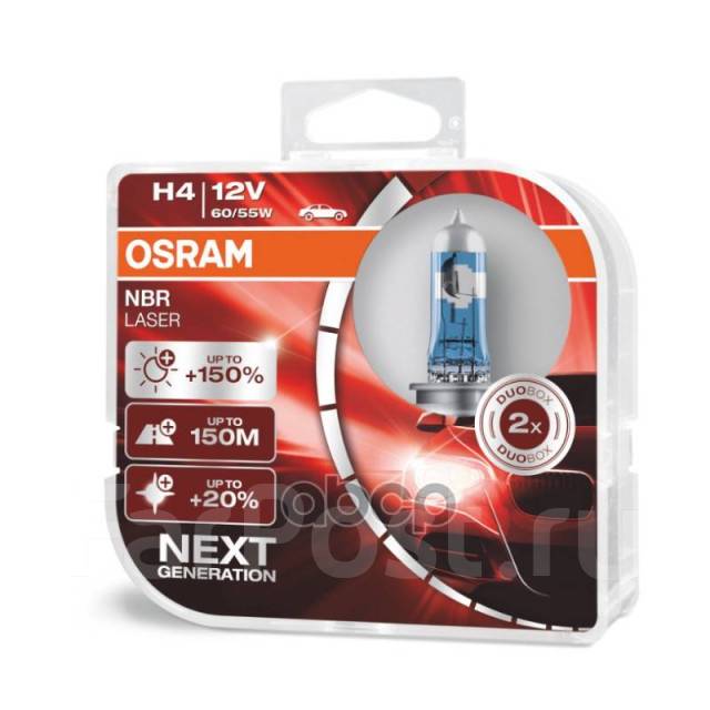 Лампа Night Breaker Laser, Двойная Коробка P43t Osram арт. 64193NL-HCB ...