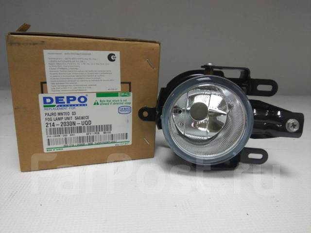 Фара противотуманная паджеро 3. Противотуманки Pajero 3. Depo 215-2030n-UQ. 441-2107n-UQ Depo. Противотуманка Паджеро 3 дорестайл.