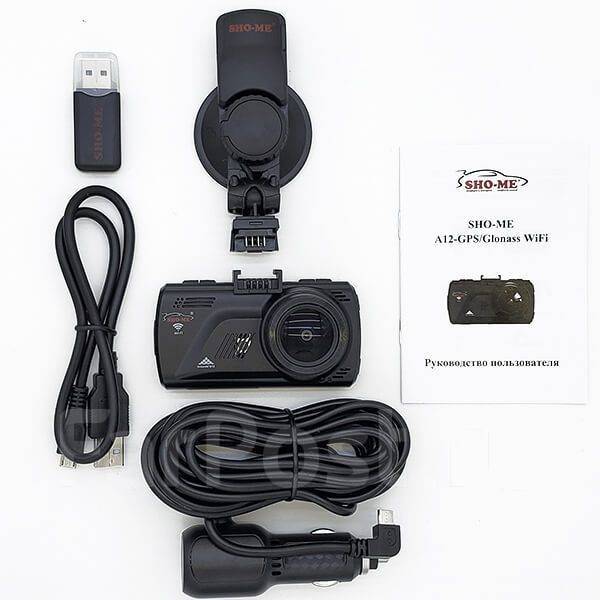 Видеорегистратор Sho-me A12 GPS/Glonass WiFi, новый, в наличии. Цена: 9 ...