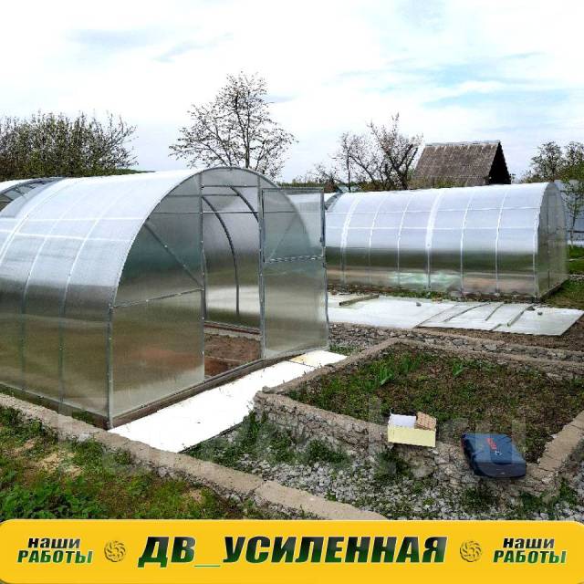 Теплица 3*8 из поликарбоната ДВ Усиленная, новый, под заказ. Цена: 65 ...