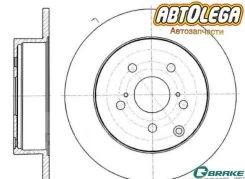 ���� ��������� ������ G-brake Toyota Verso (AUR2#, ZGR2#, WAR20) GR-01909 ����