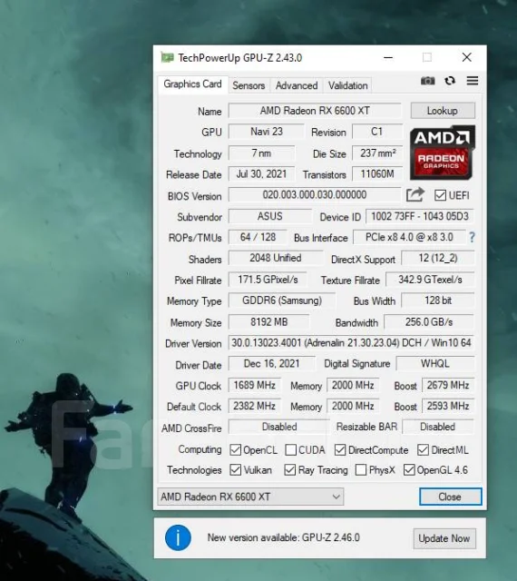 Radeon RX 6600 XT ����