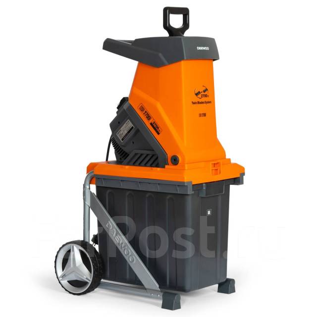 Измельчитель садовый электрический Daewoo DSR 2700E (2,7 кВт. ), новый ...